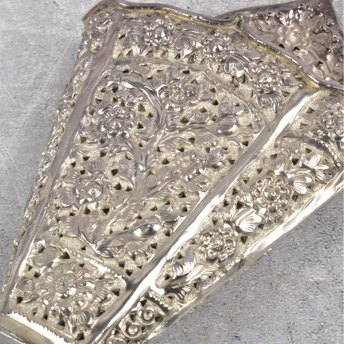Burmese Repousse Silver Pieces