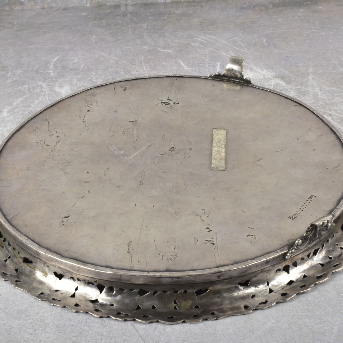 19th Century German 800 Silver Basket