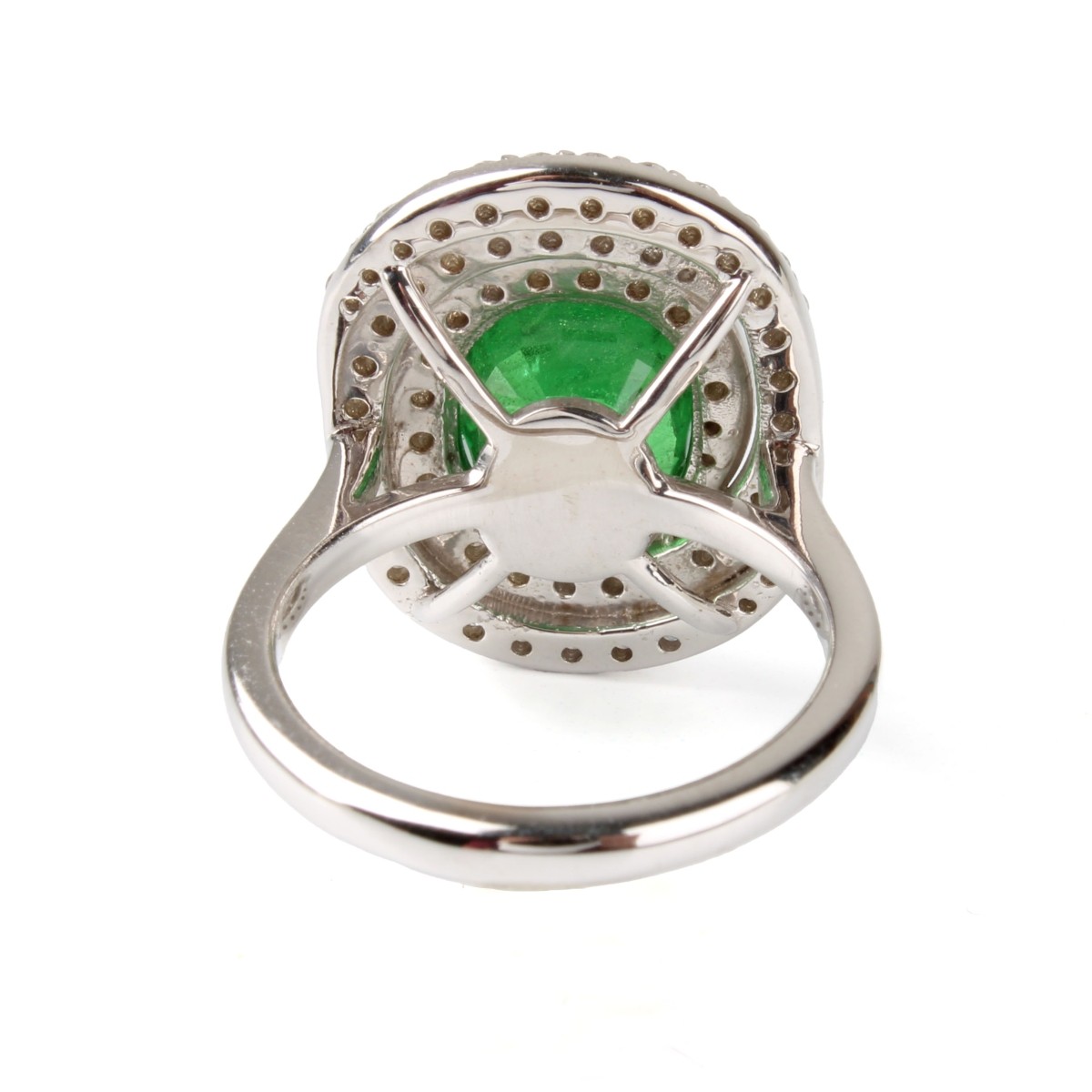 GIA Tsavorite, Diamond and 14K Ring