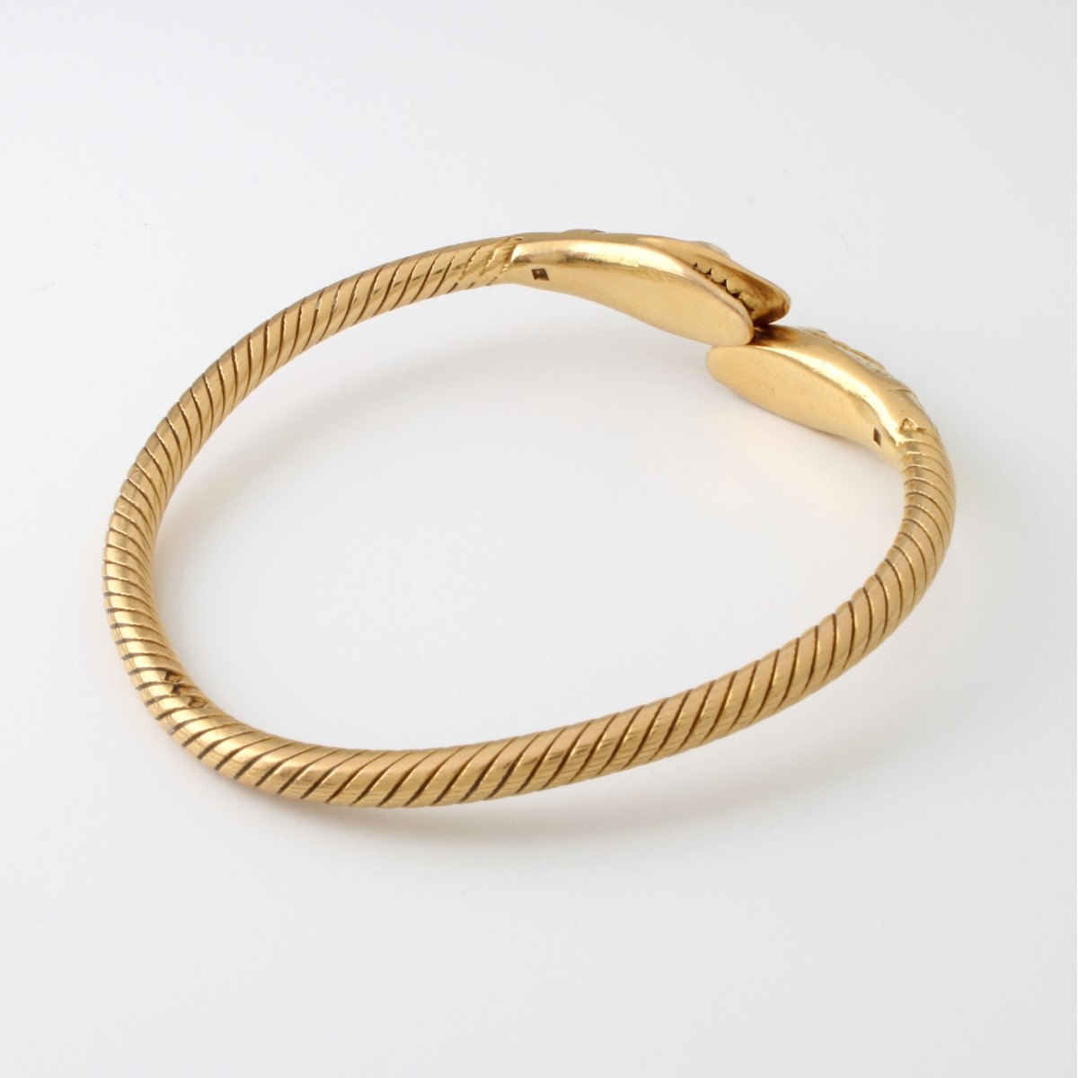 18K Cuff Bangle Bracelet