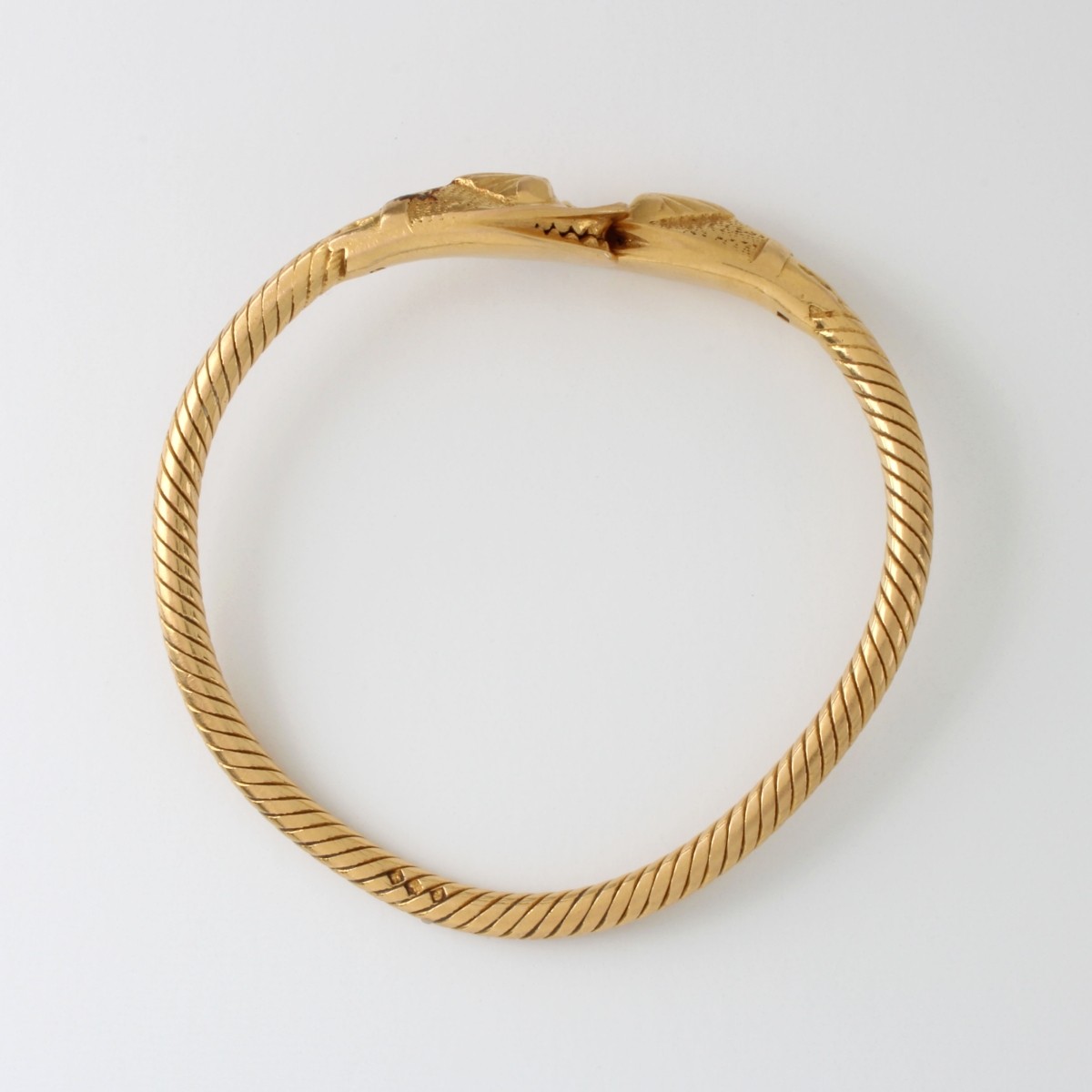 18K Cuff Bangle Bracelet
