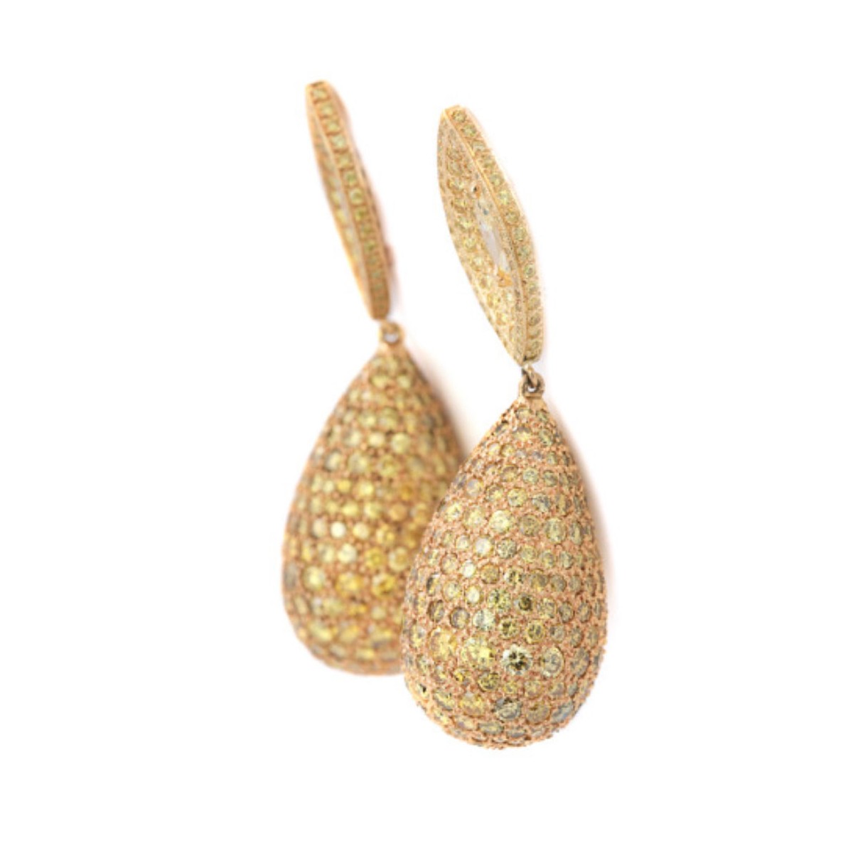 Diamond and 18K Earrings
