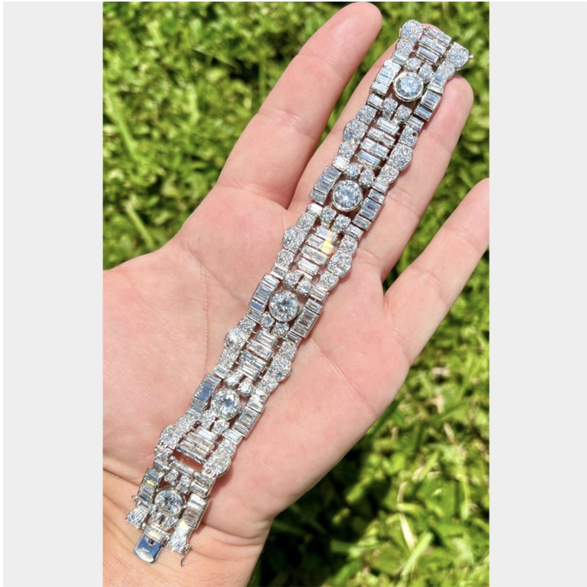 LaCloche Deco Diamond Bracelet