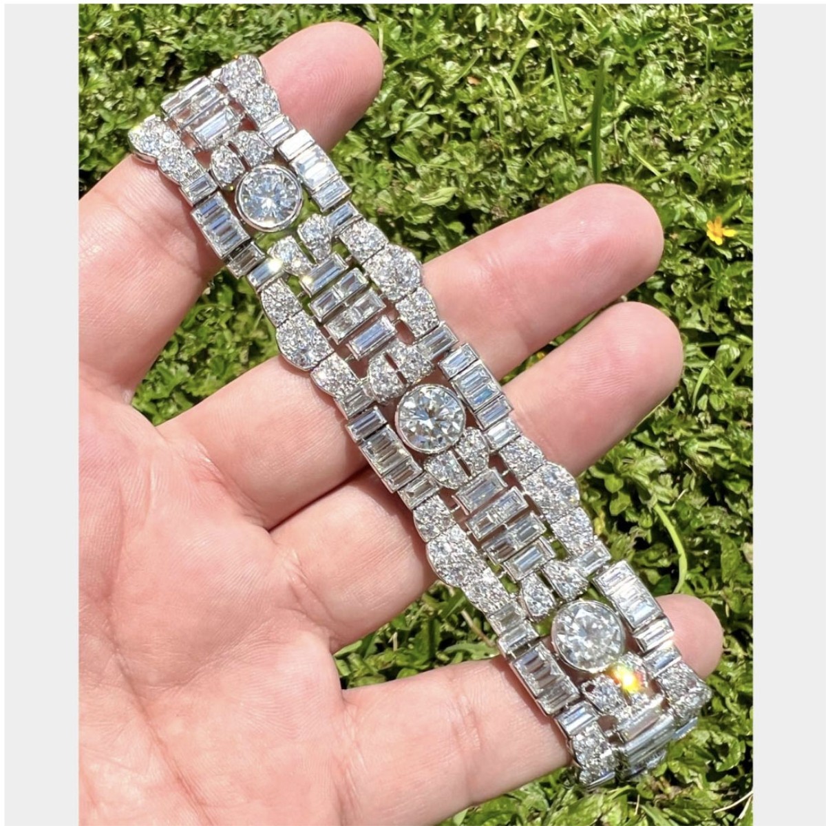 LaCloche Deco Diamond Bracelet