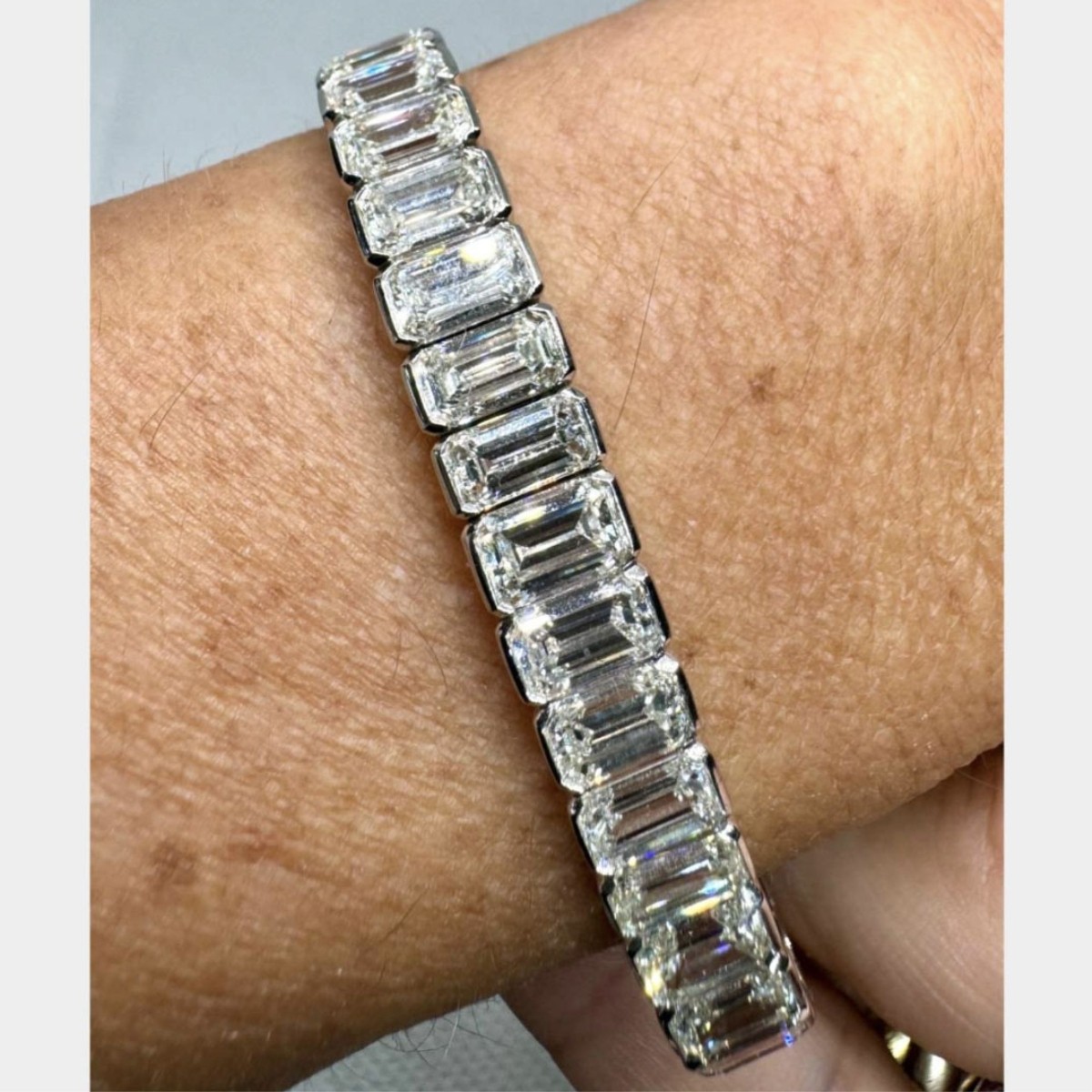 Diamond and Platinum Bracelet