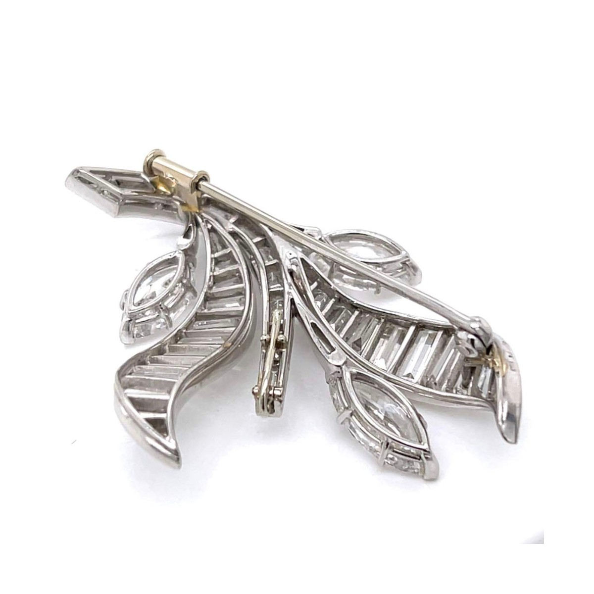 VCA Diamond and Platinum Brooch