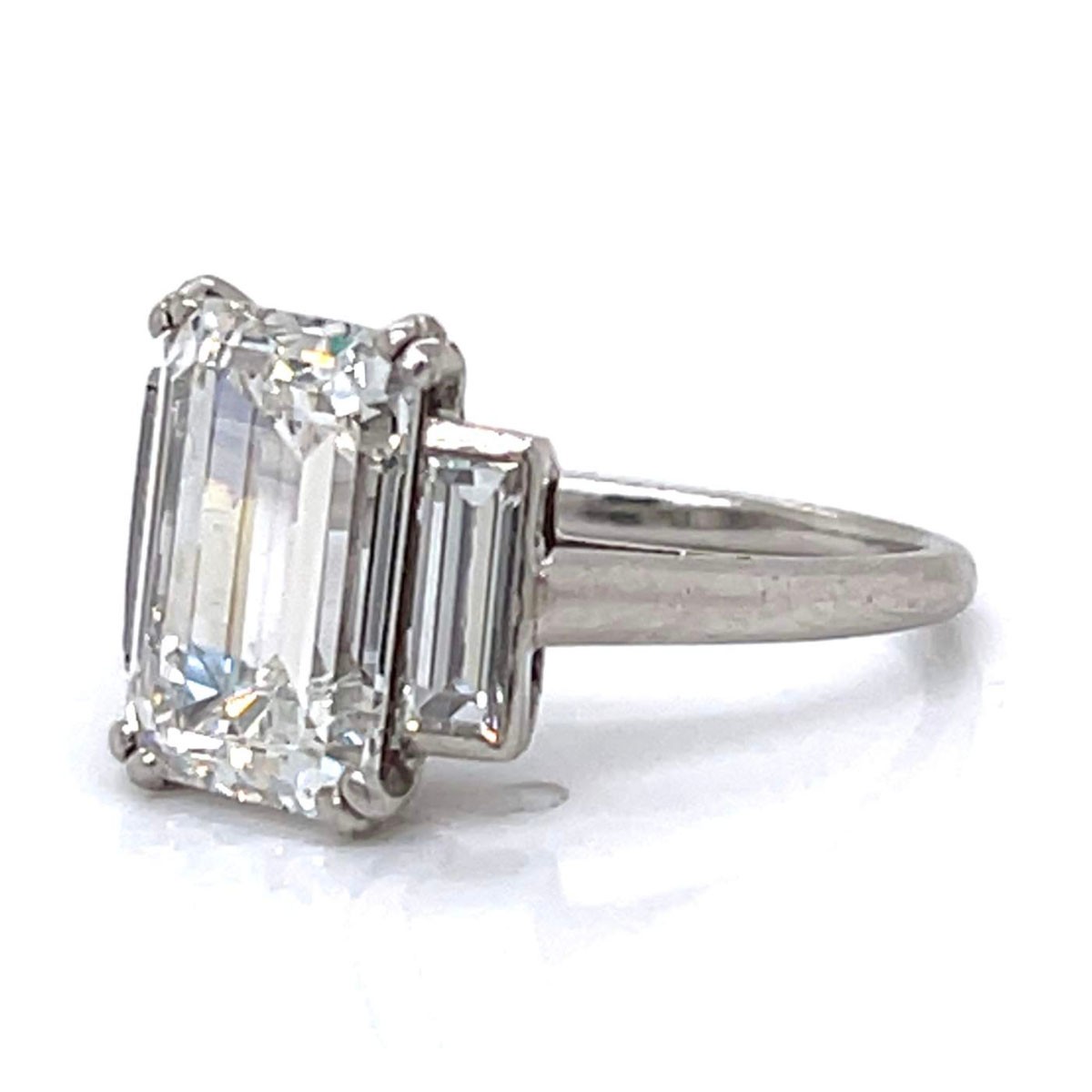GIA Diamond and Platinum Ring