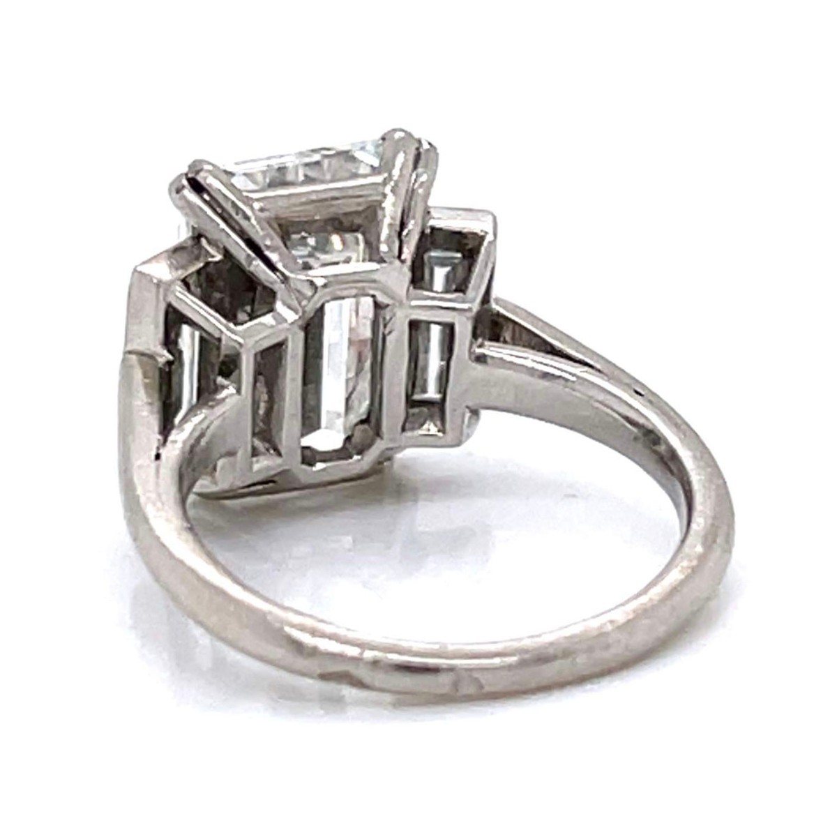 GIA Diamond and Platinum Ring