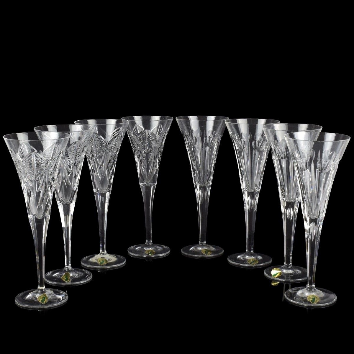 Waterford Cut Crystal Millenium Flutes