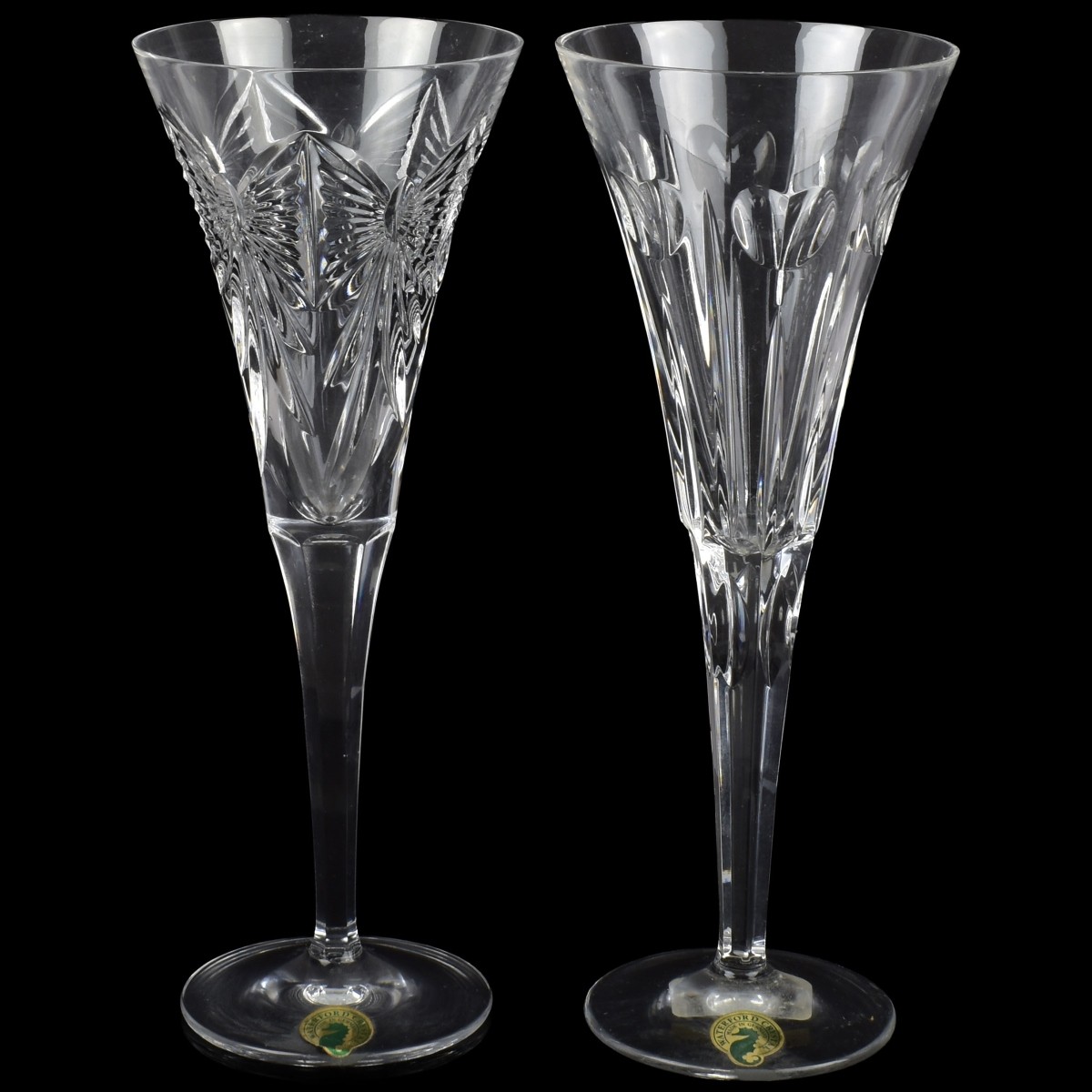 Waterford Cut Crystal Millenium Flutes
