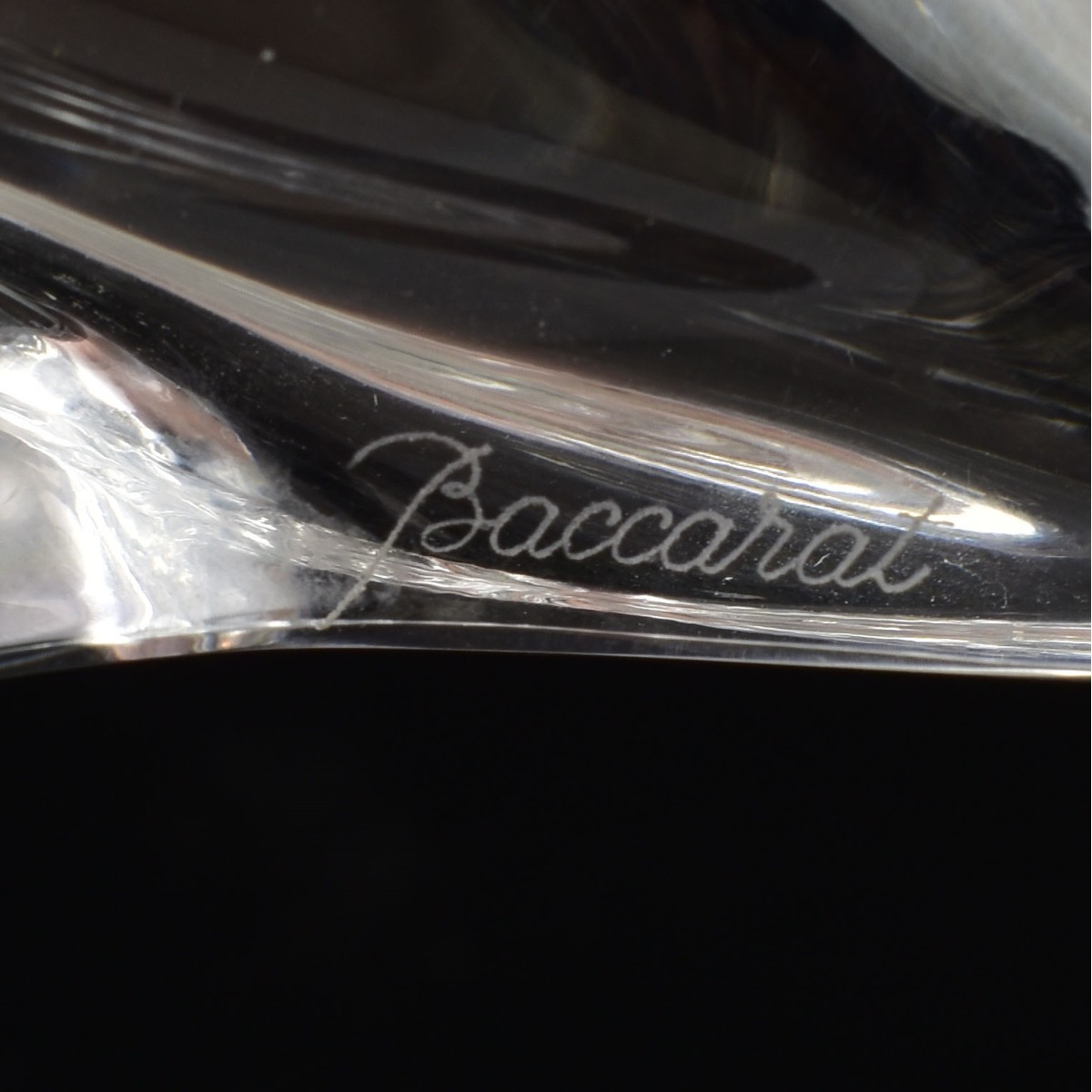 Two Baccarat Crystal Sculptures