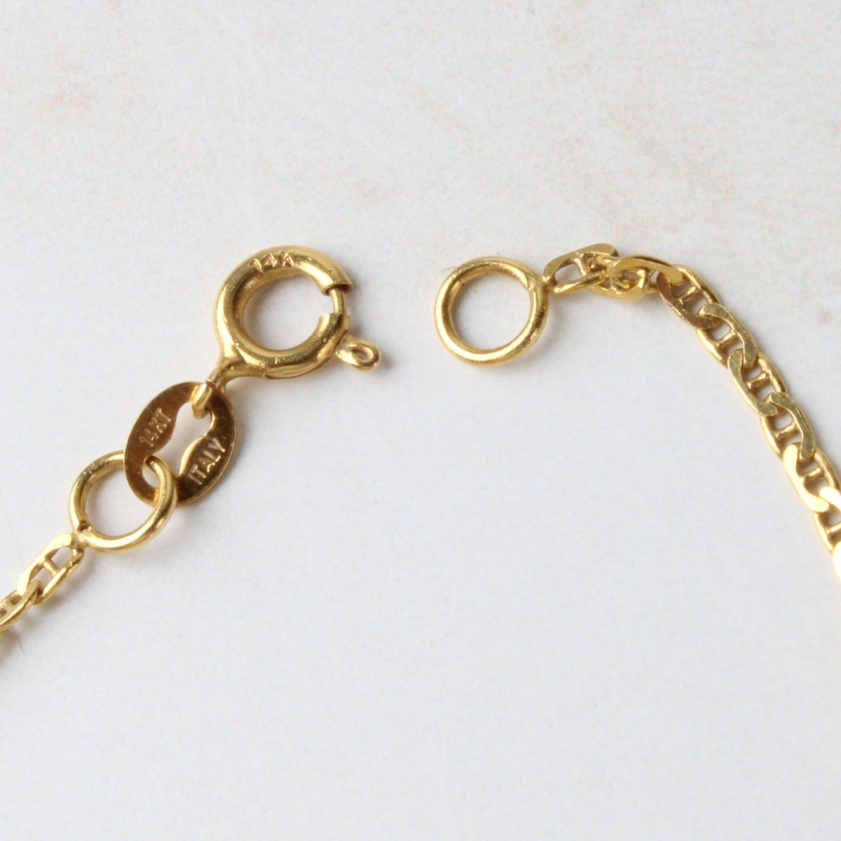 14K Earrings and Chain