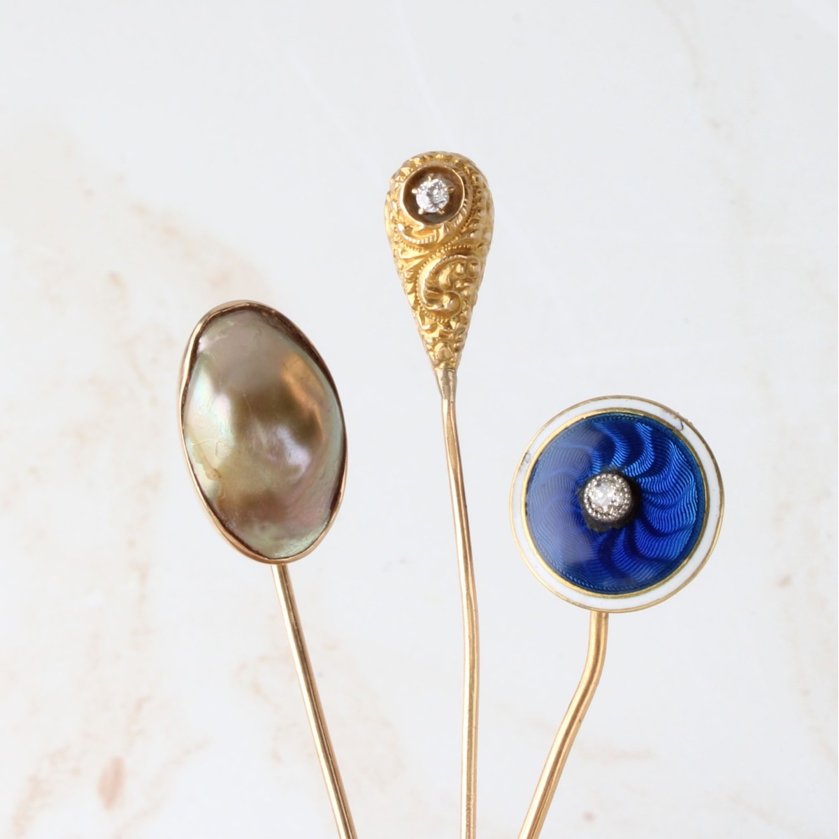 Antique Gold Stickpins