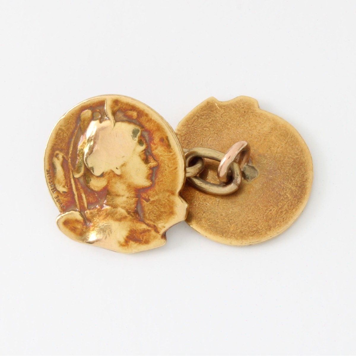 Art Nouveau 14K Cufflinks