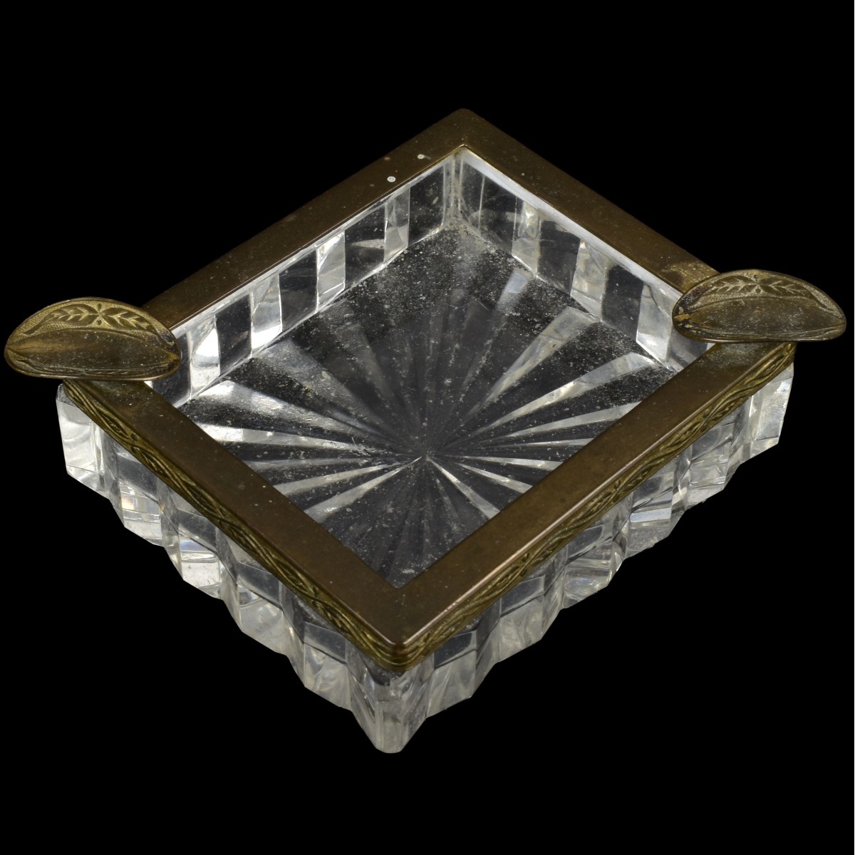 Vintage Baccarat Style Box and Ashtray