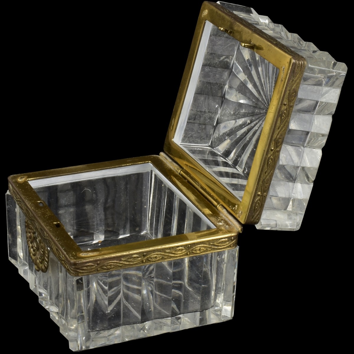 Vintage Baccarat Style Box and Ashtray