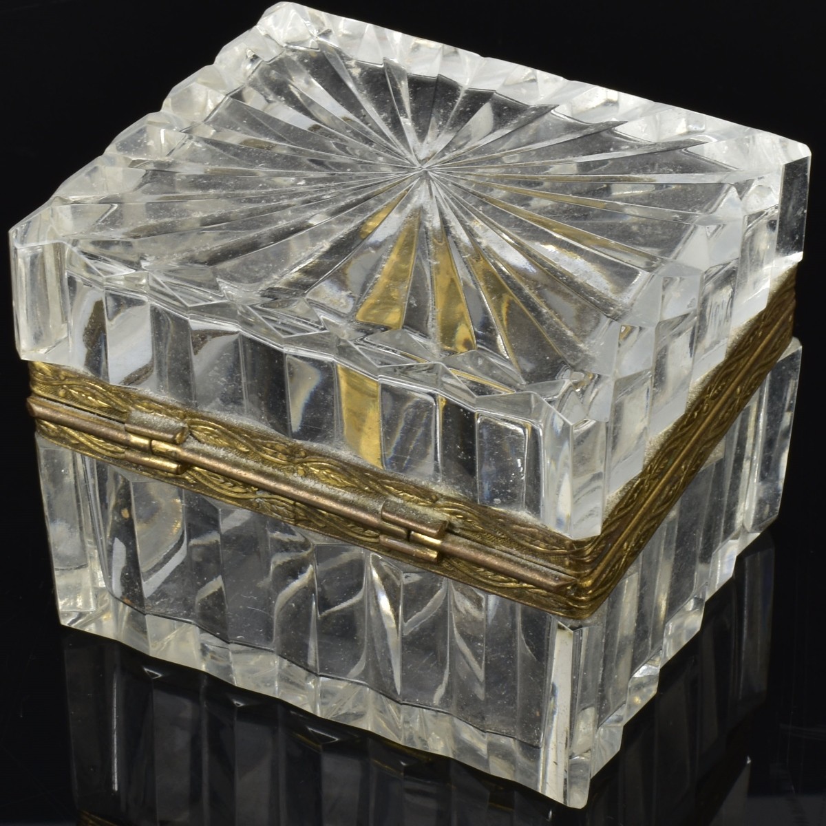 Vintage Baccarat Style Box and Ashtray