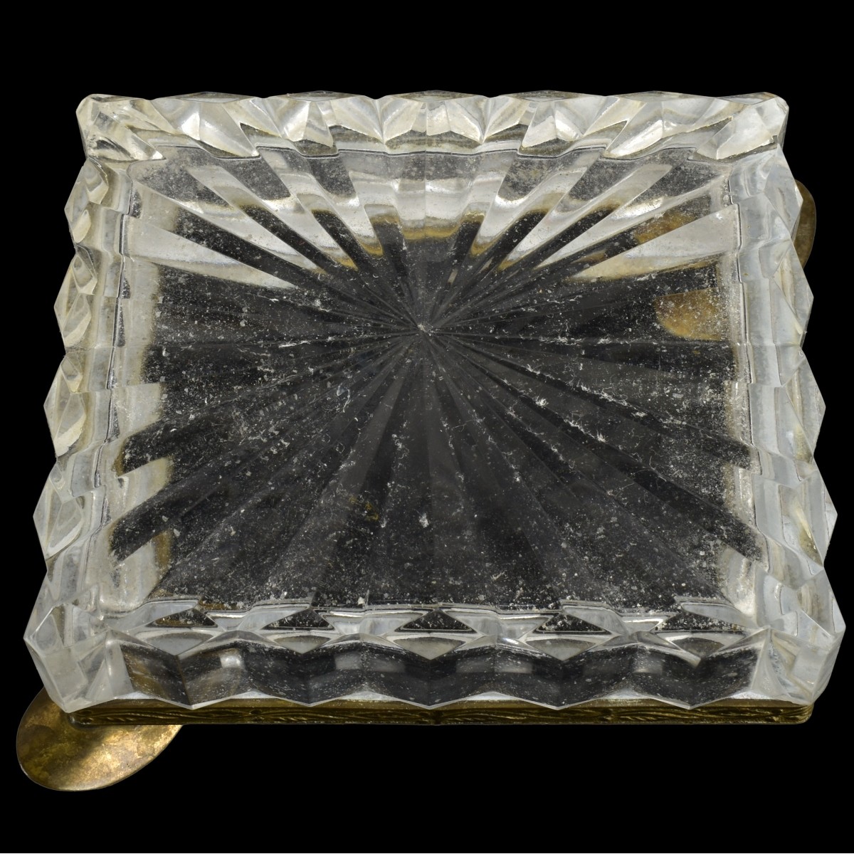 Vintage Baccarat Style Box and Ashtray