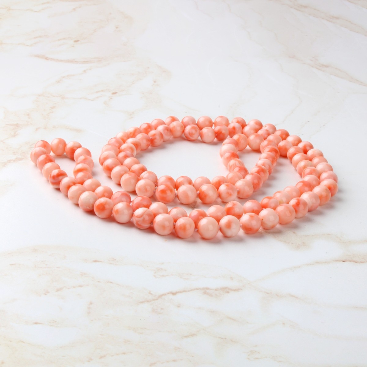 Coral Bead Necklace
