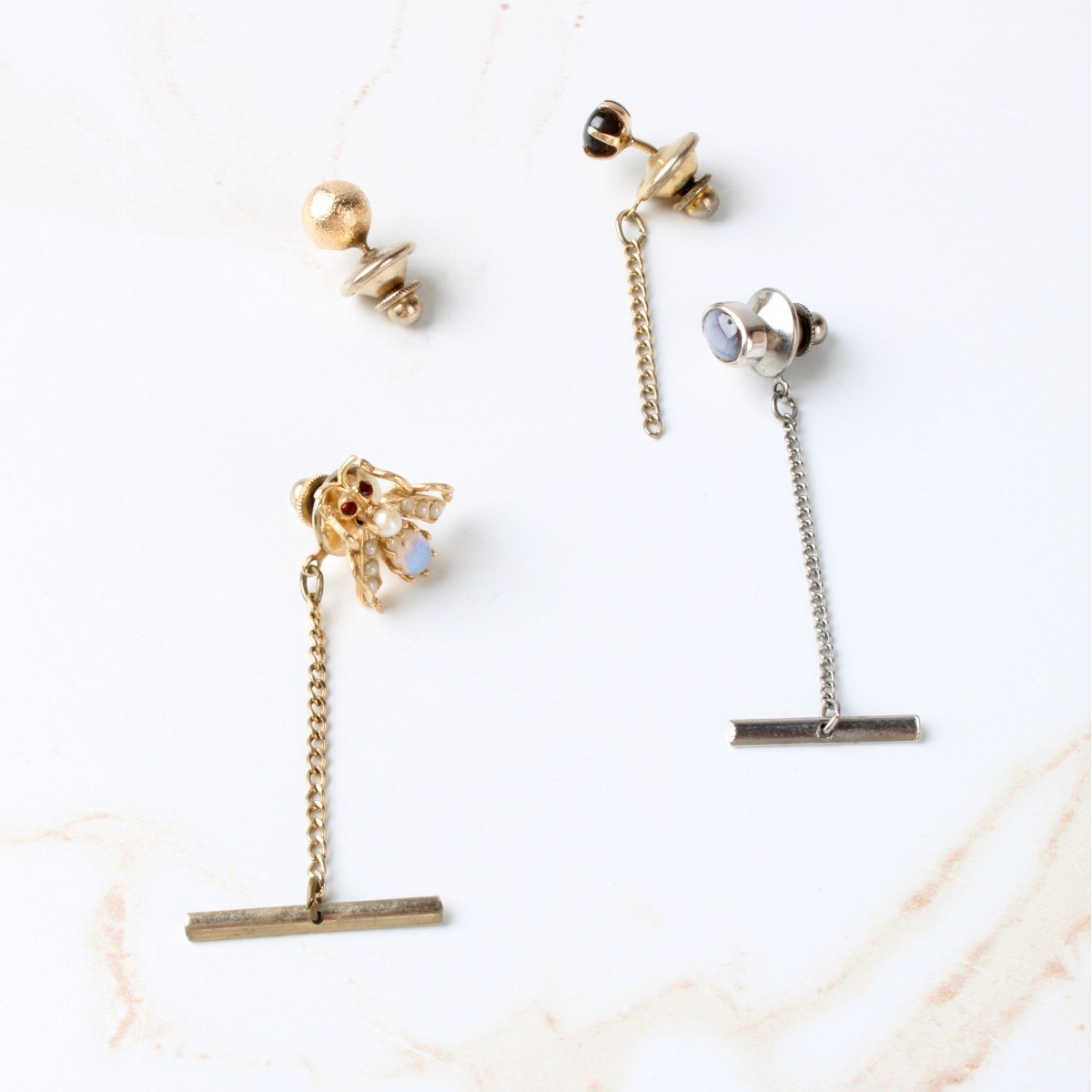 Gold Tie Tacks
