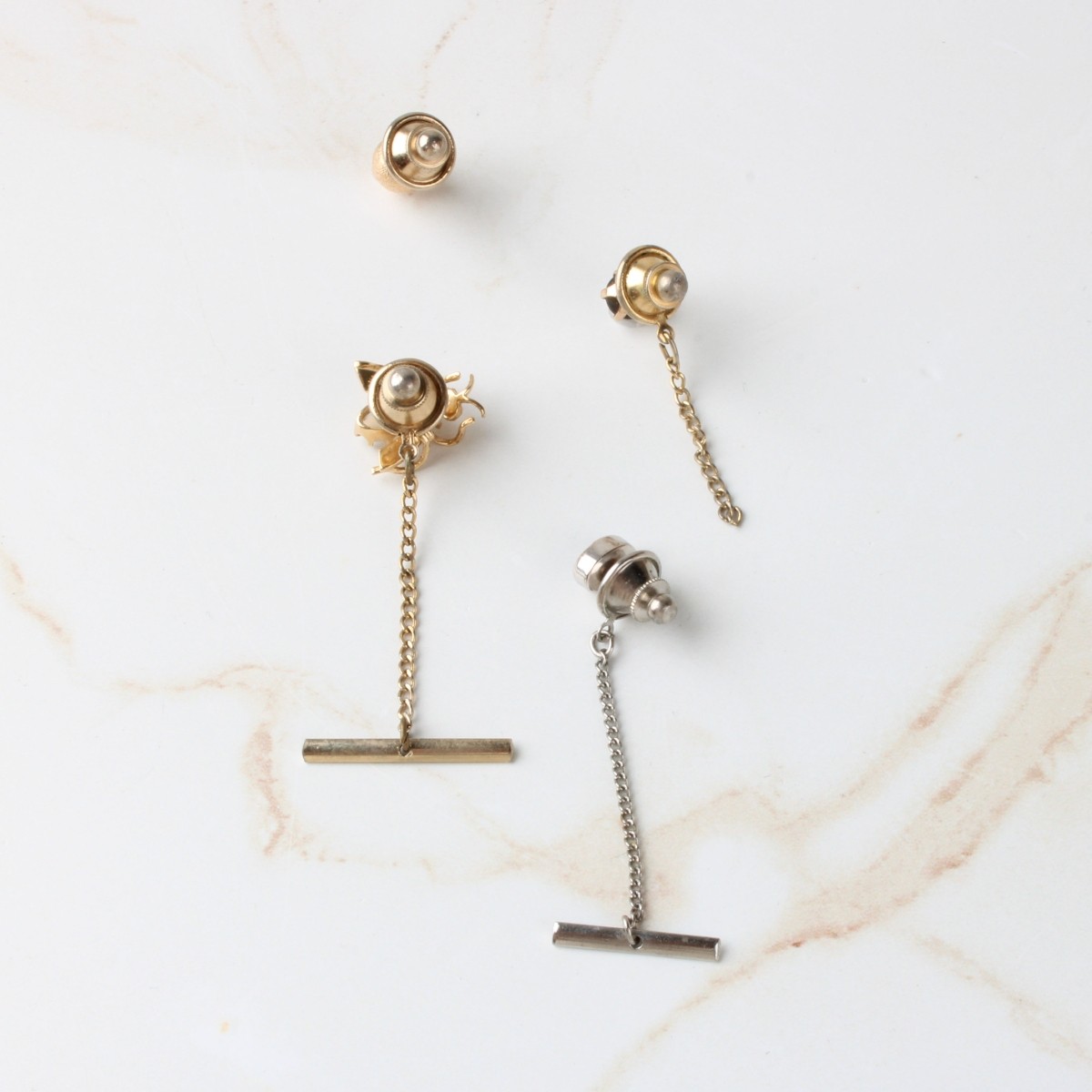 Gold Tie Tacks