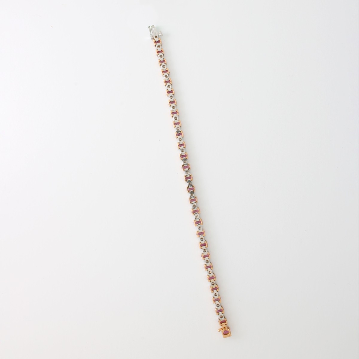 Sapphire, Diamond and 18K Bracelet