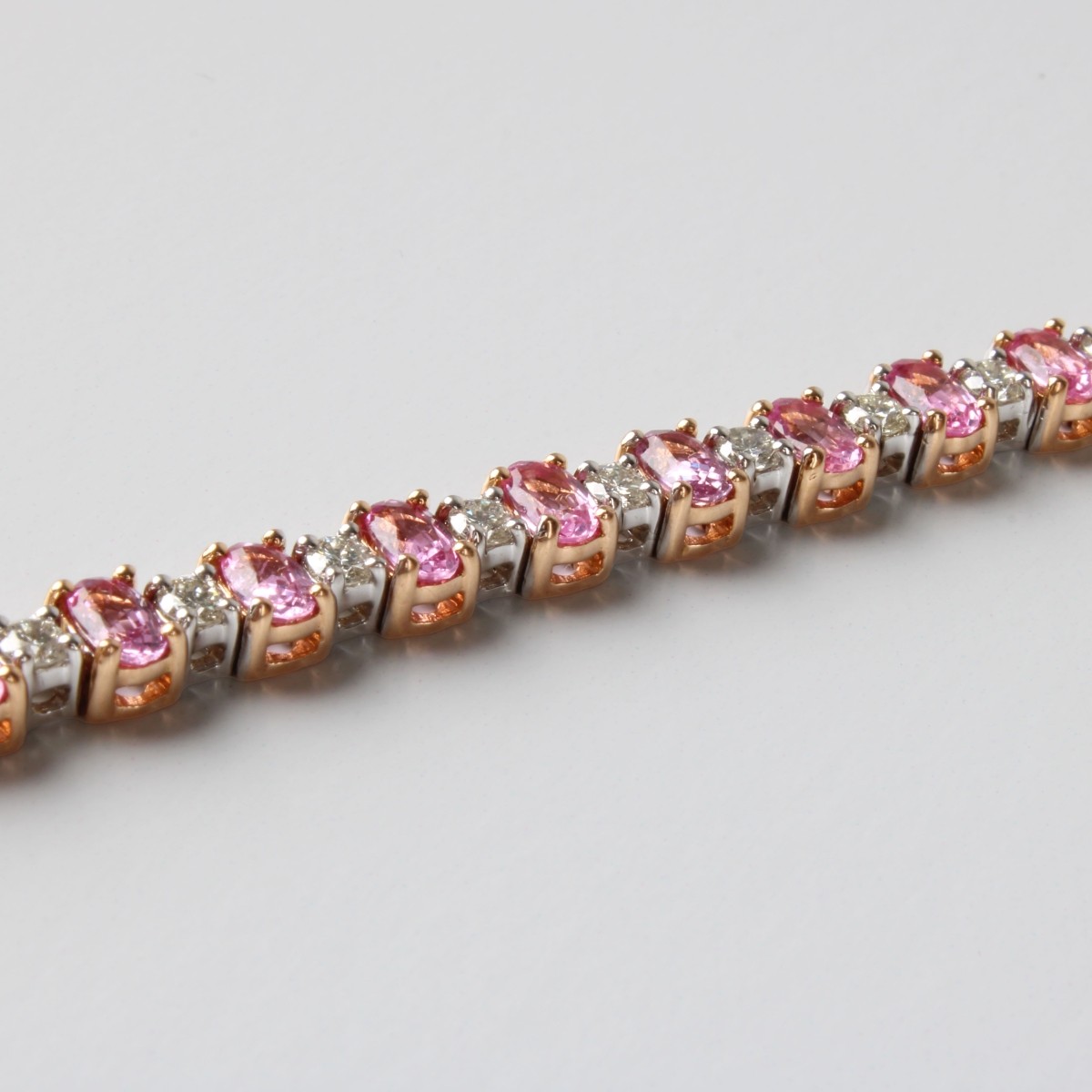 Sapphire, Diamond and 18K Bracelet