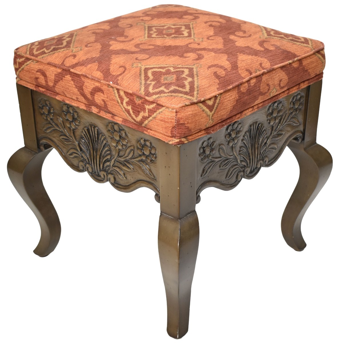 Modern Carved Wood Stools