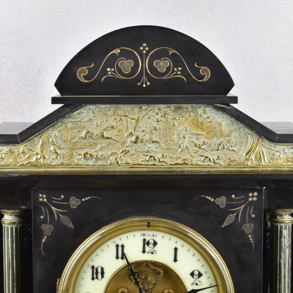 Antique French Napoleon III Mantle Clock
