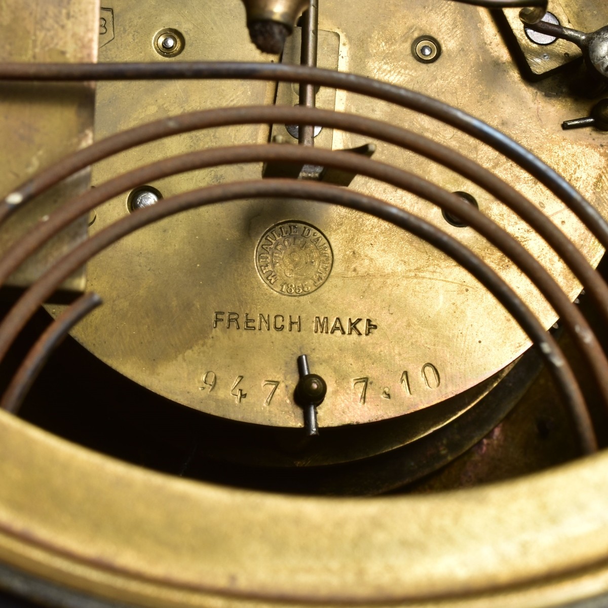Antique French Napoleon III Mantle Clock