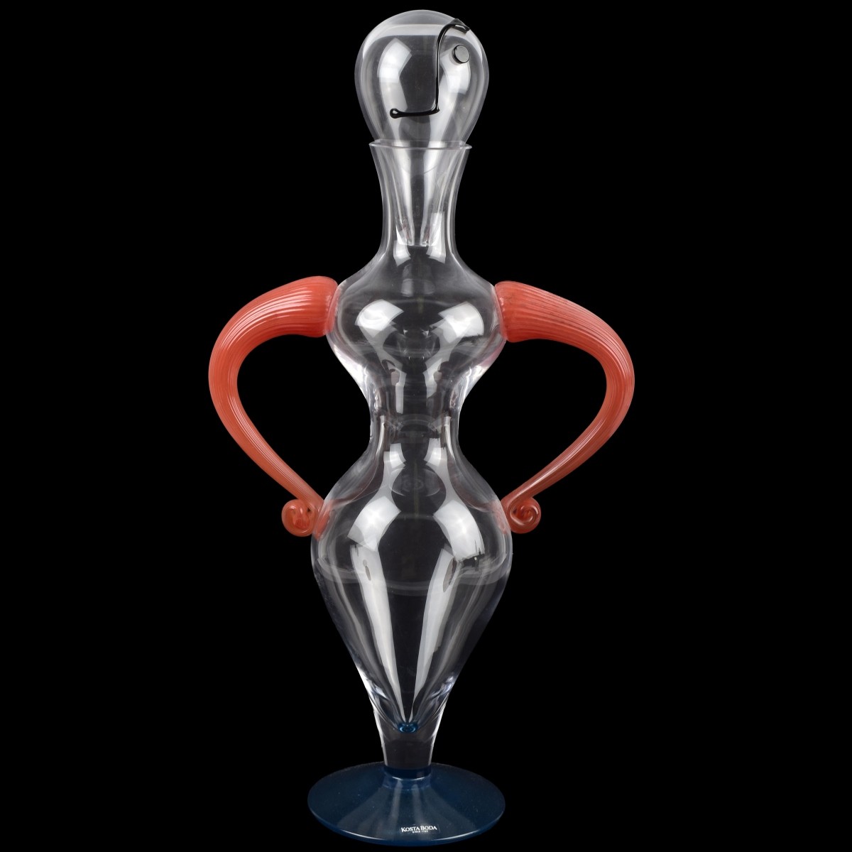 Vintage Kosta Boda Figural Bottle