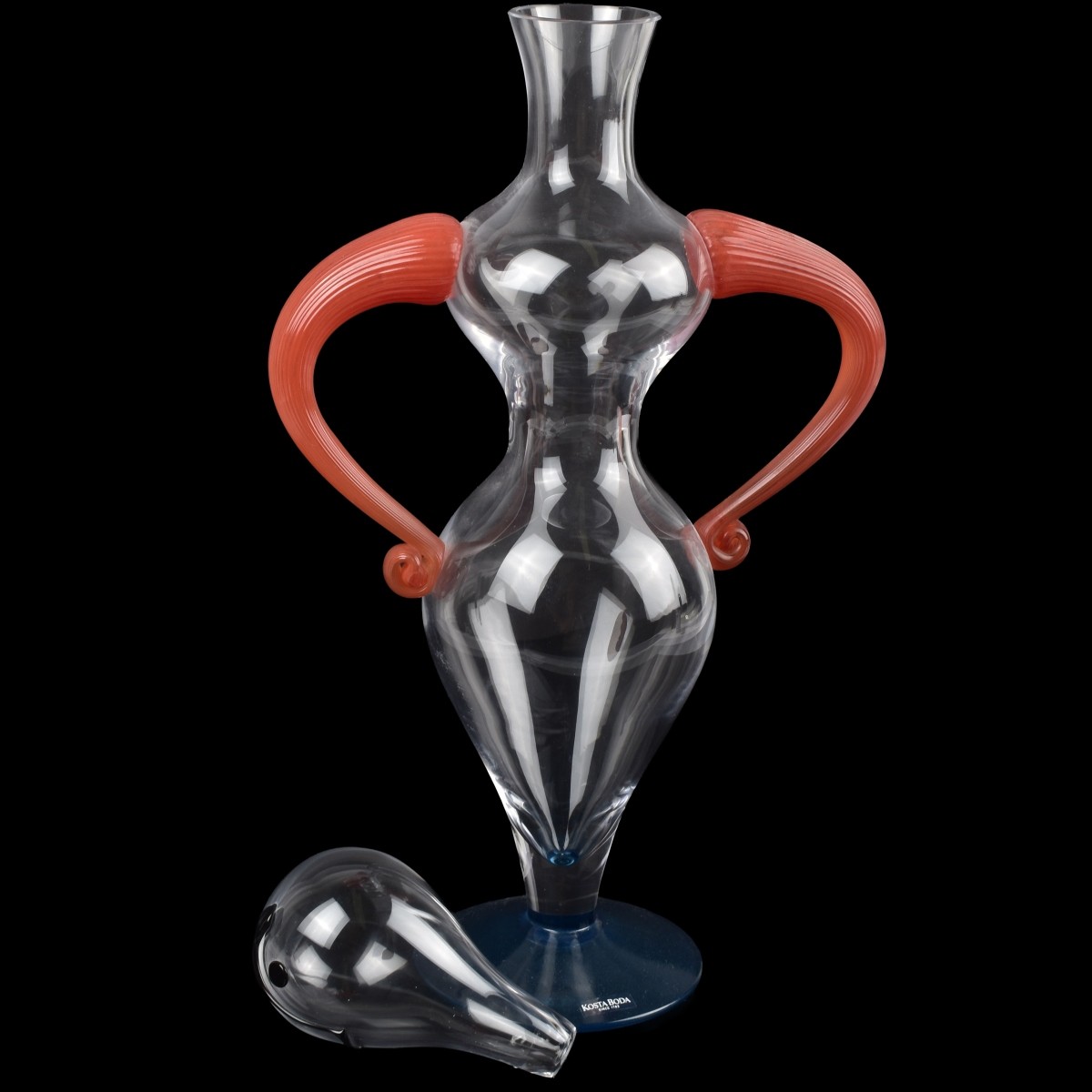 Vintage Kosta Boda Figural Bottle