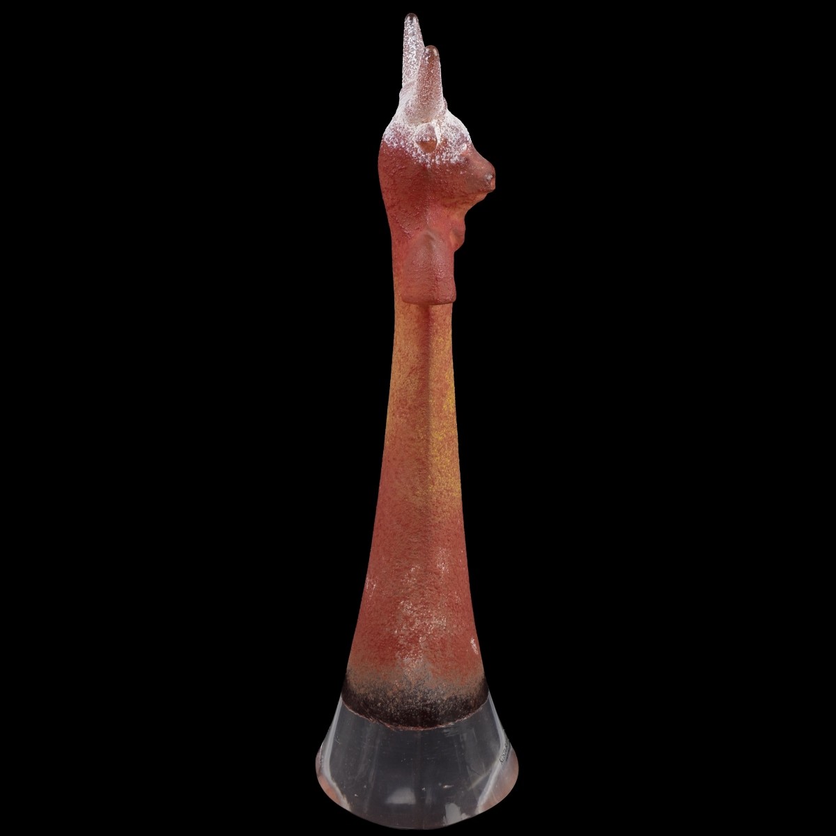 Vintage Kosta Boda "Red Bull" Sculpture