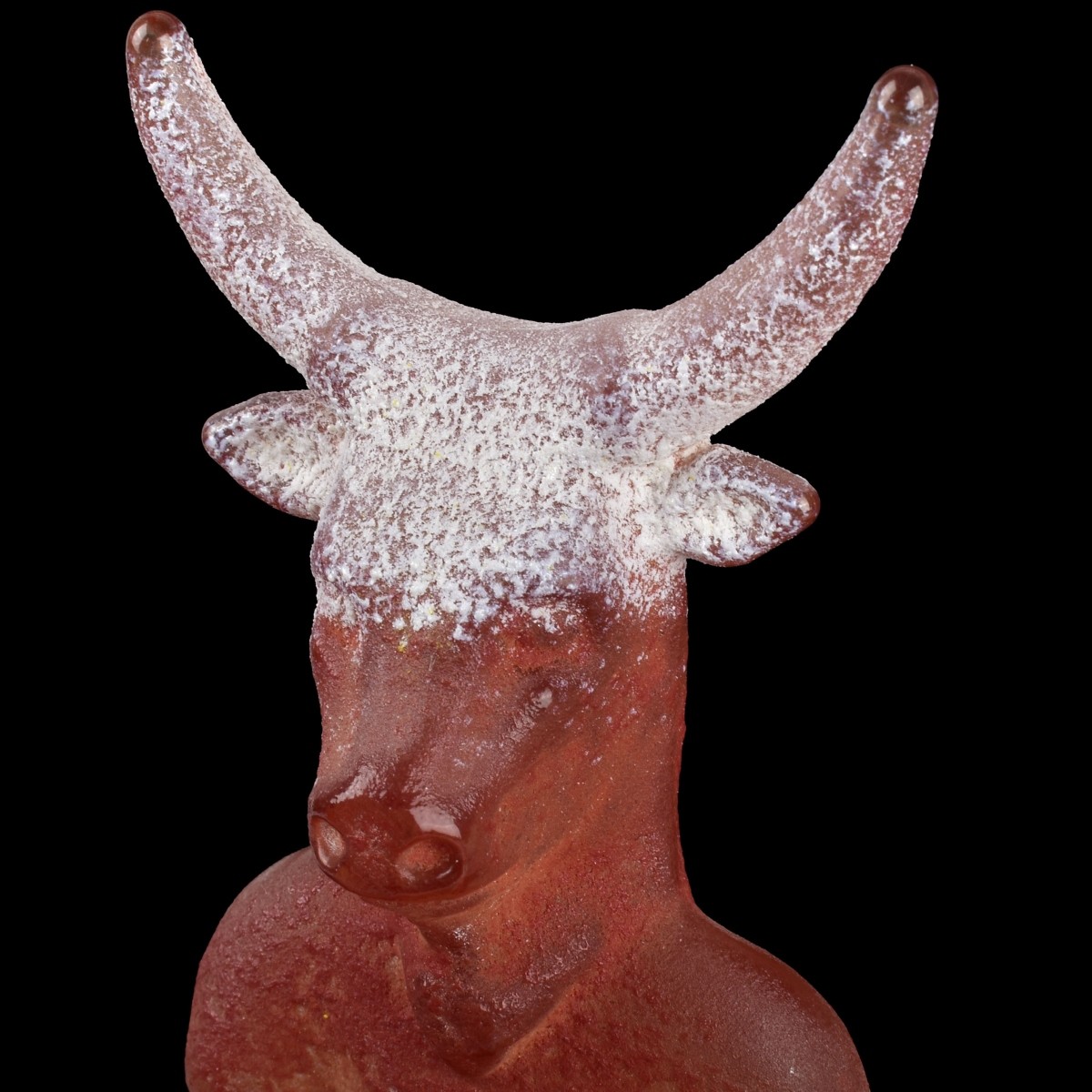 Vintage Kosta Boda "Red Bull" Sculpture