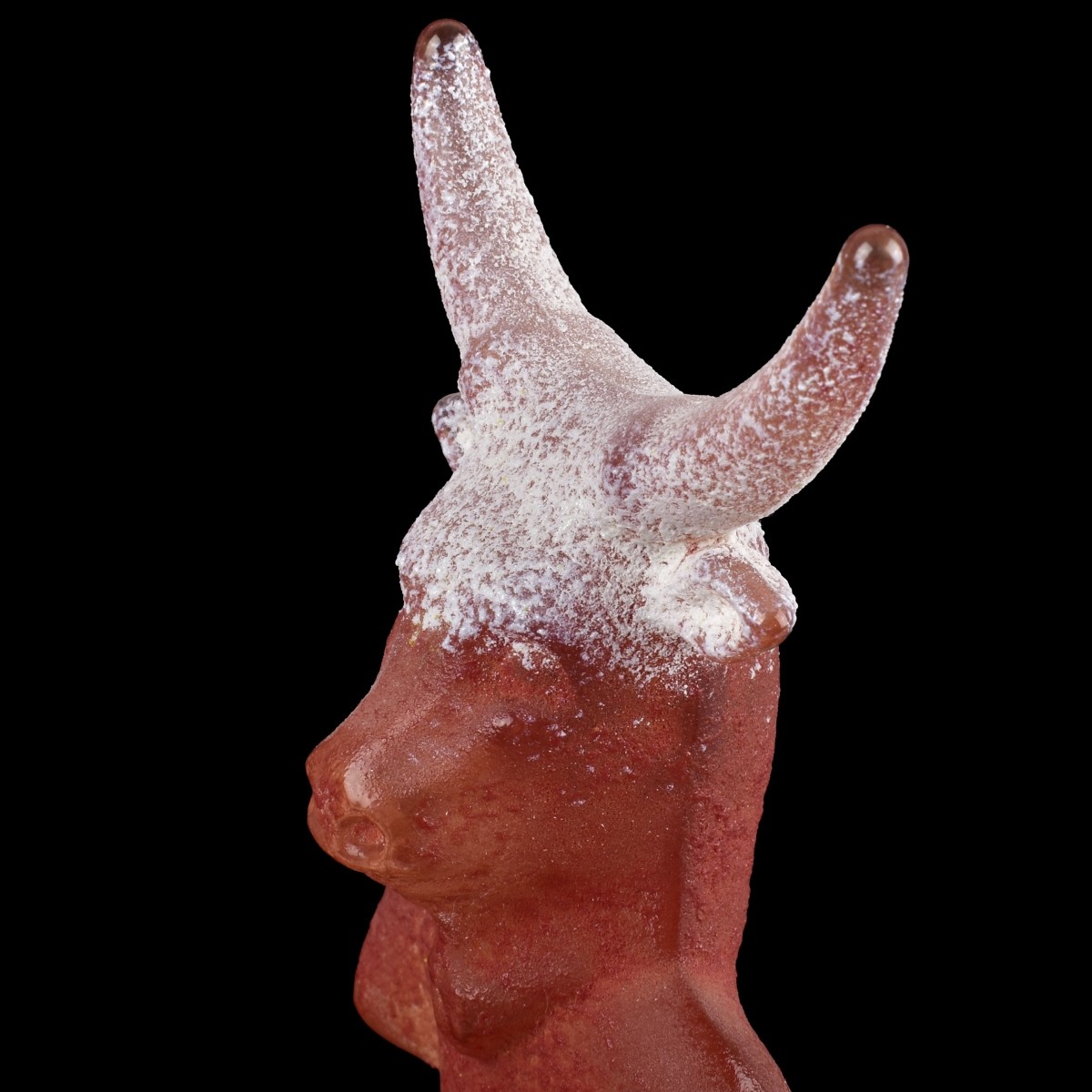 Vintage Kosta Boda "Red Bull" Sculpture