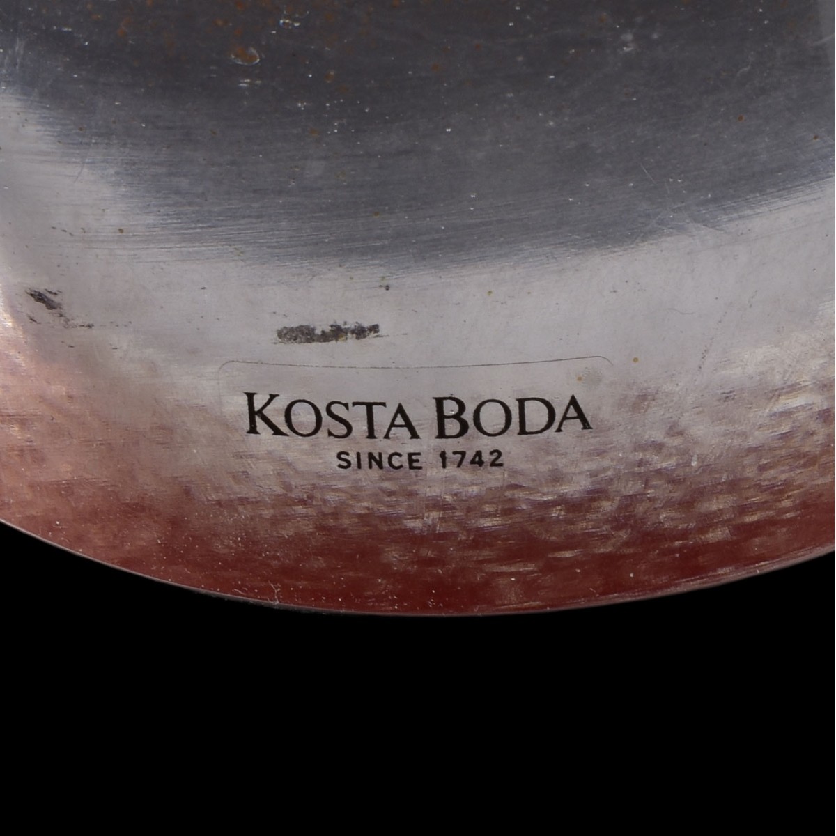 Vintage Kosta Boda "Red Bull" Sculpture