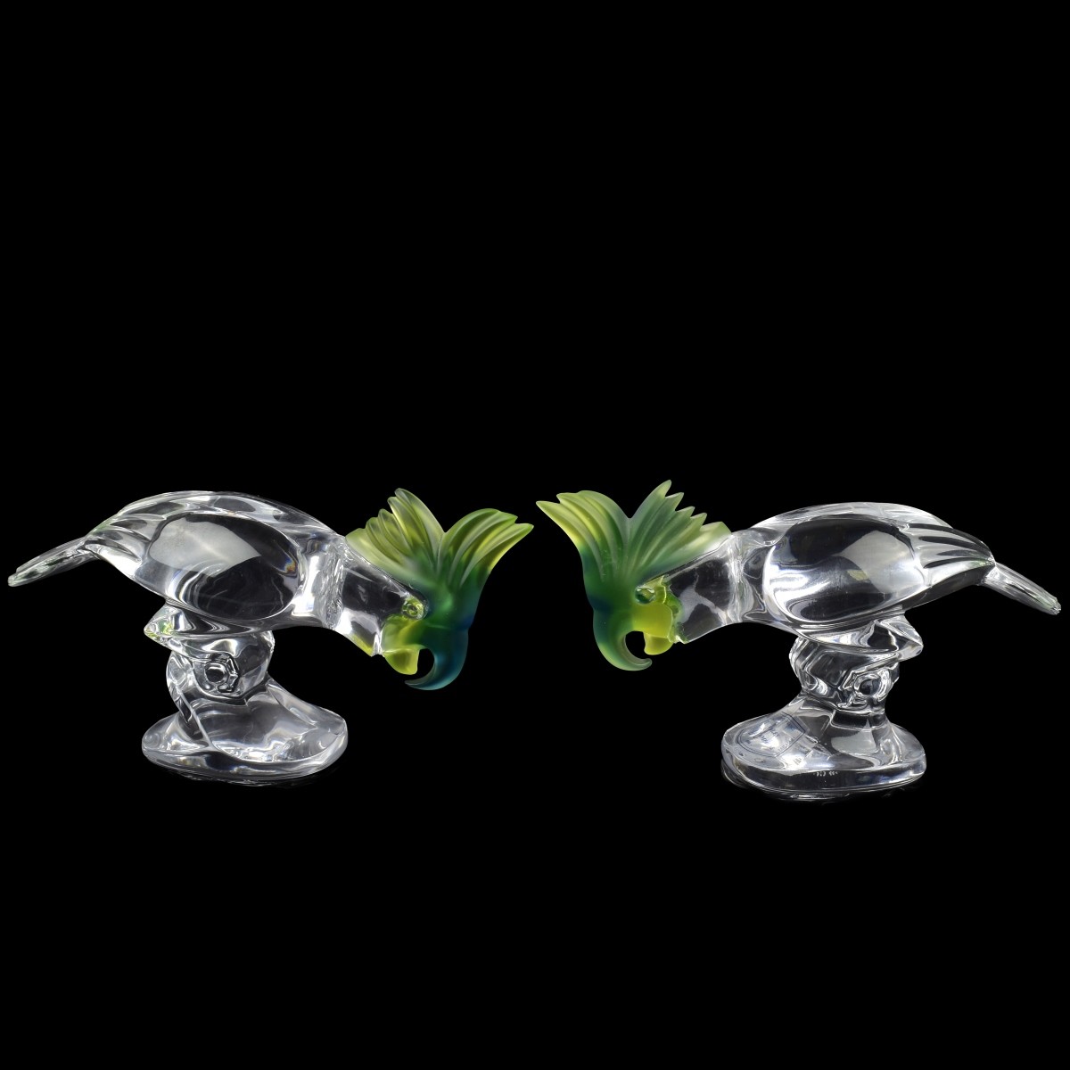 Collection of Vintage Crystal Birds