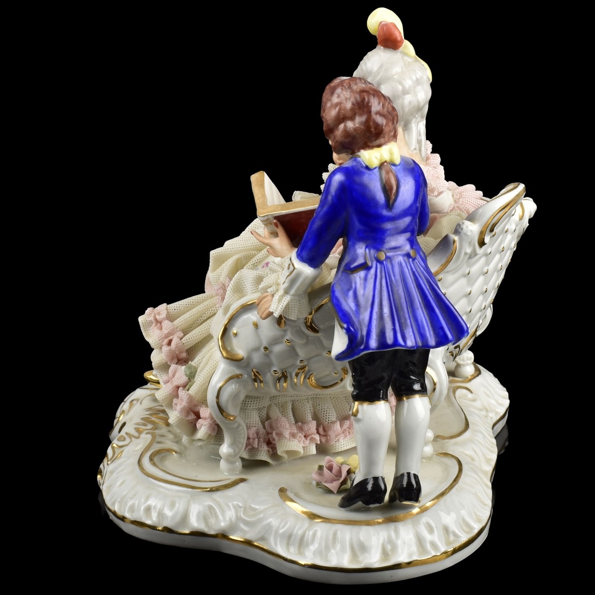 Vintage Dresden German Porcelain Figural Group