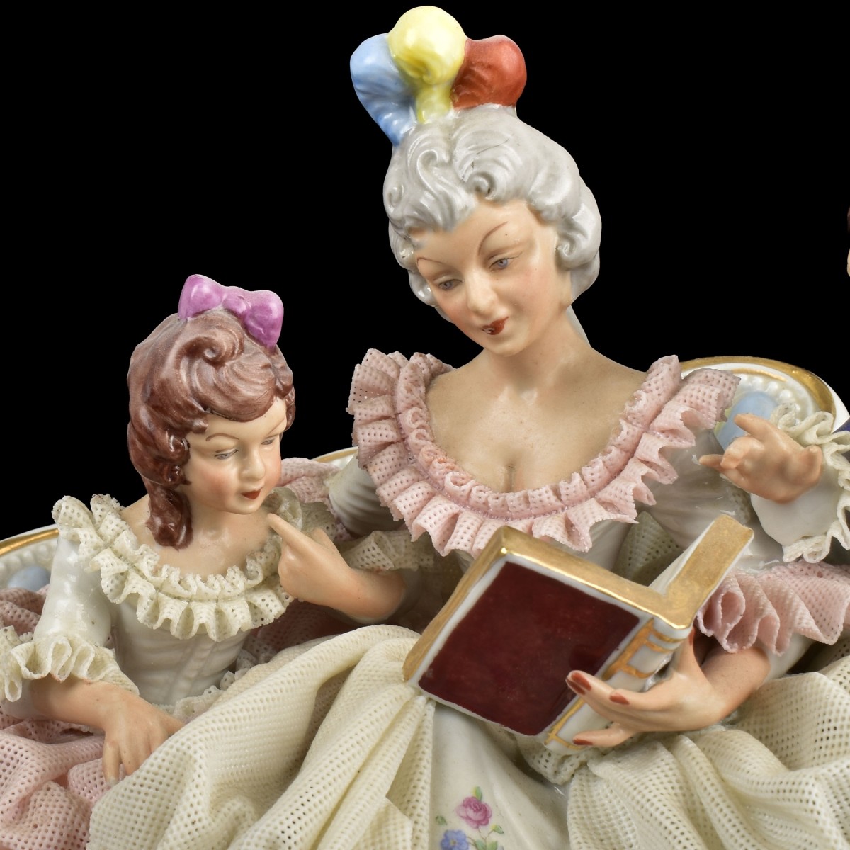 Vintage Dresden German Porcelain Figural Group