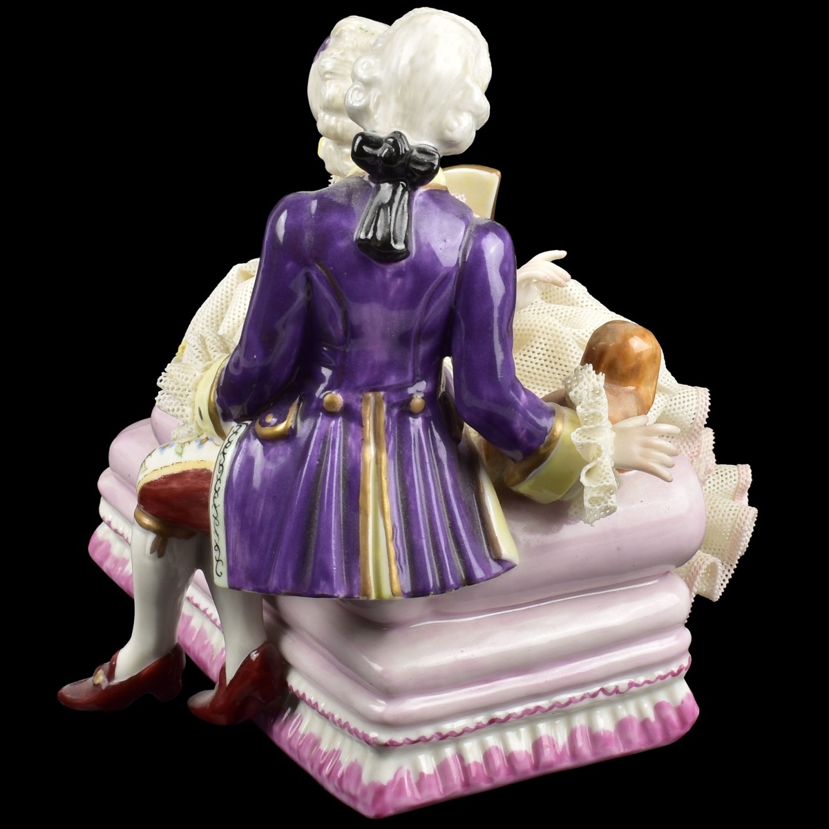 Muller Volkstedt Lace Musical Porcelain Group