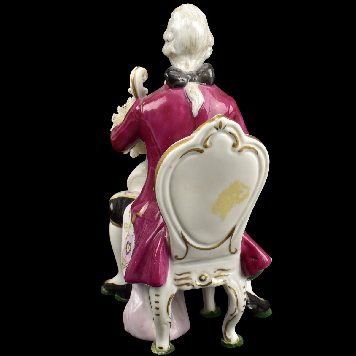 Muller Volkstedt Lace Musical Porcelain Sculpture
