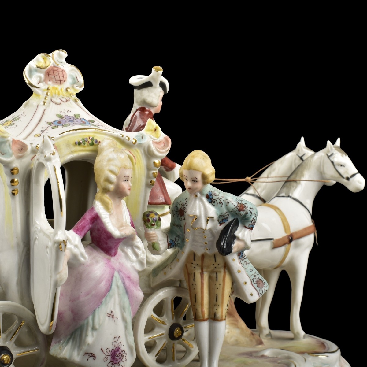 Antique Dresden German Porcelain Group