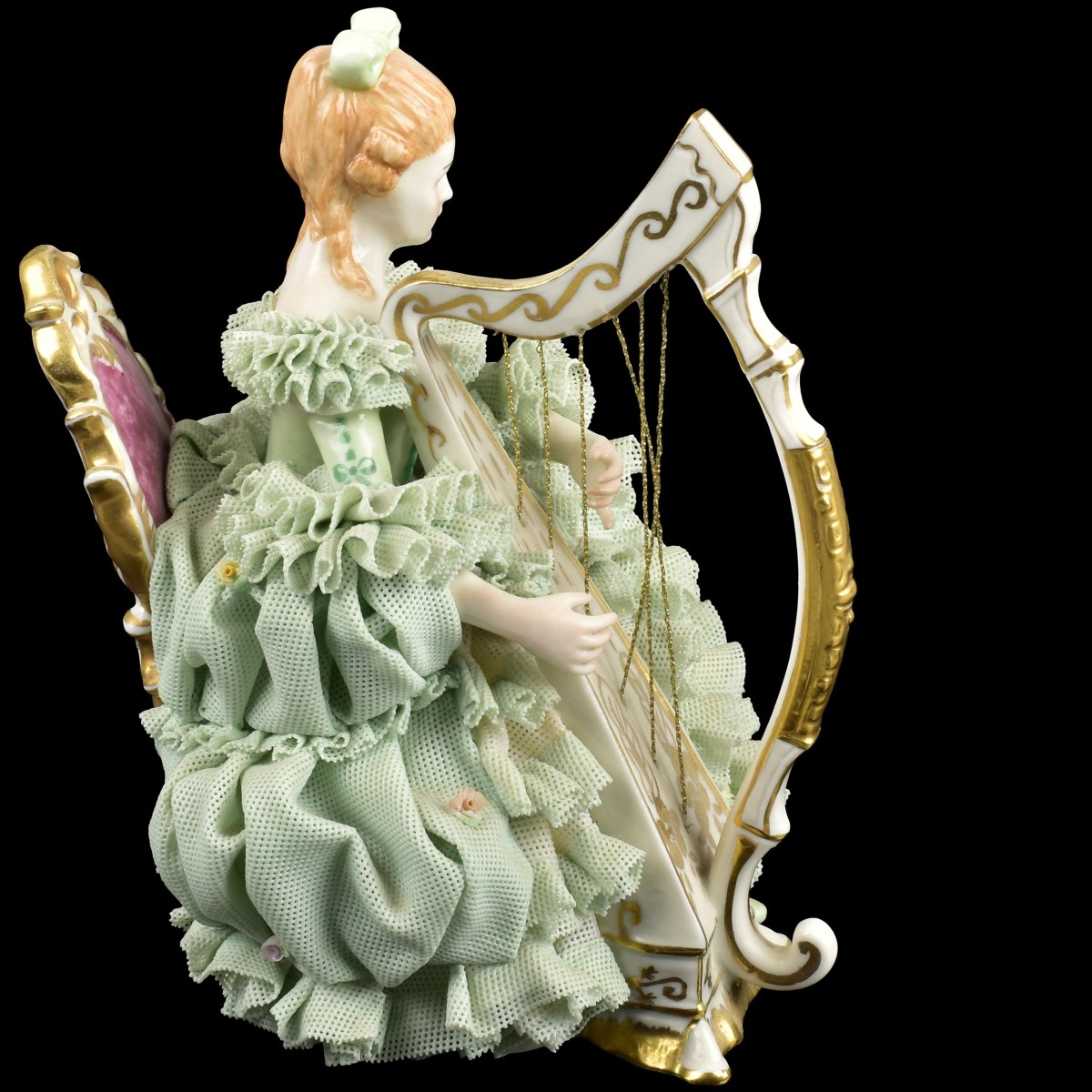 Muller Volkstedt Lace Musical Porcelain Group