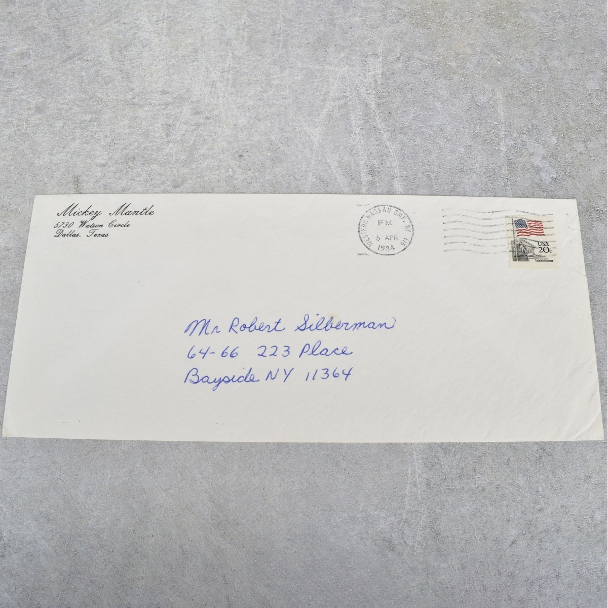 Mickey Mantle Collectors Club Signed Letter