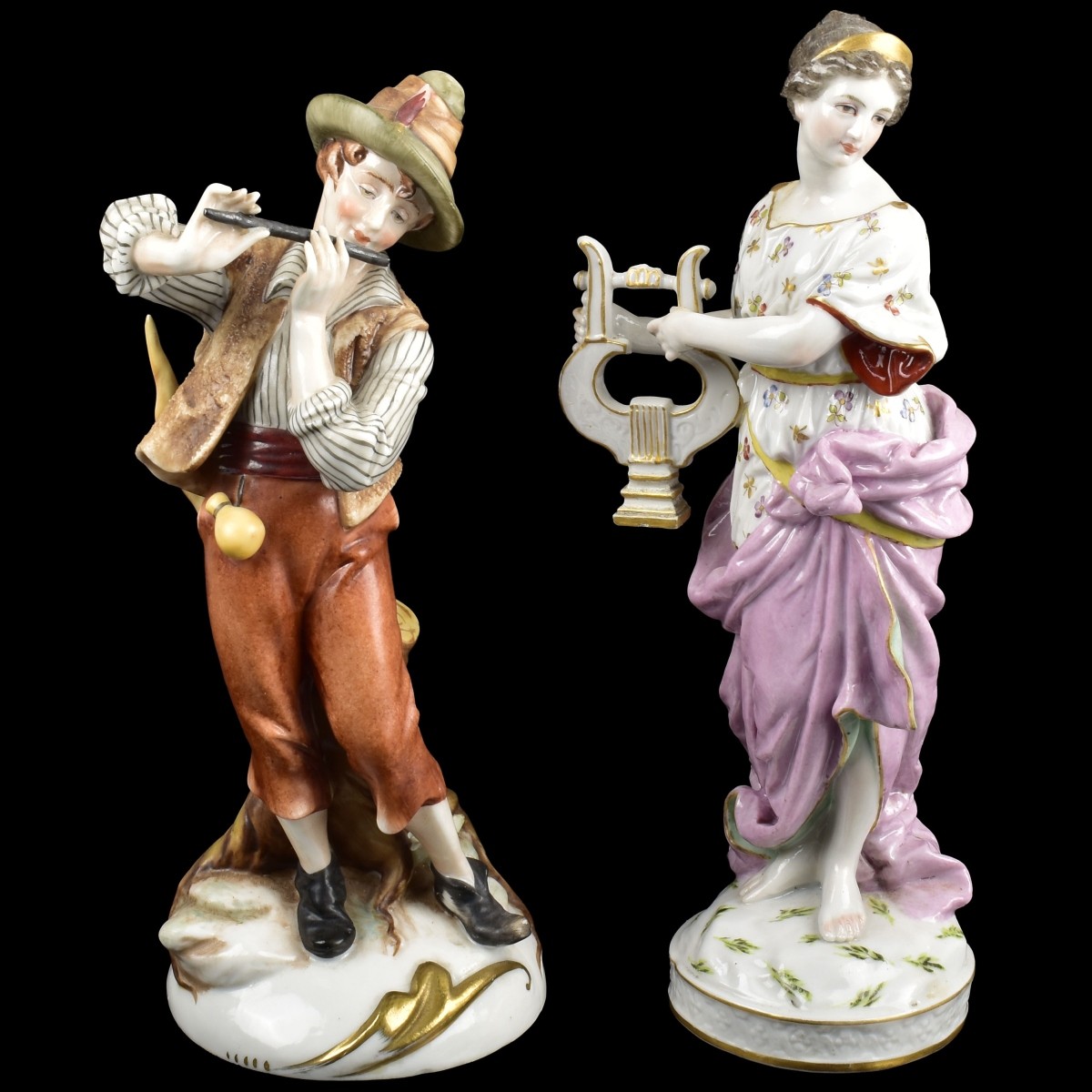Collection of German Porcelain Sculptures