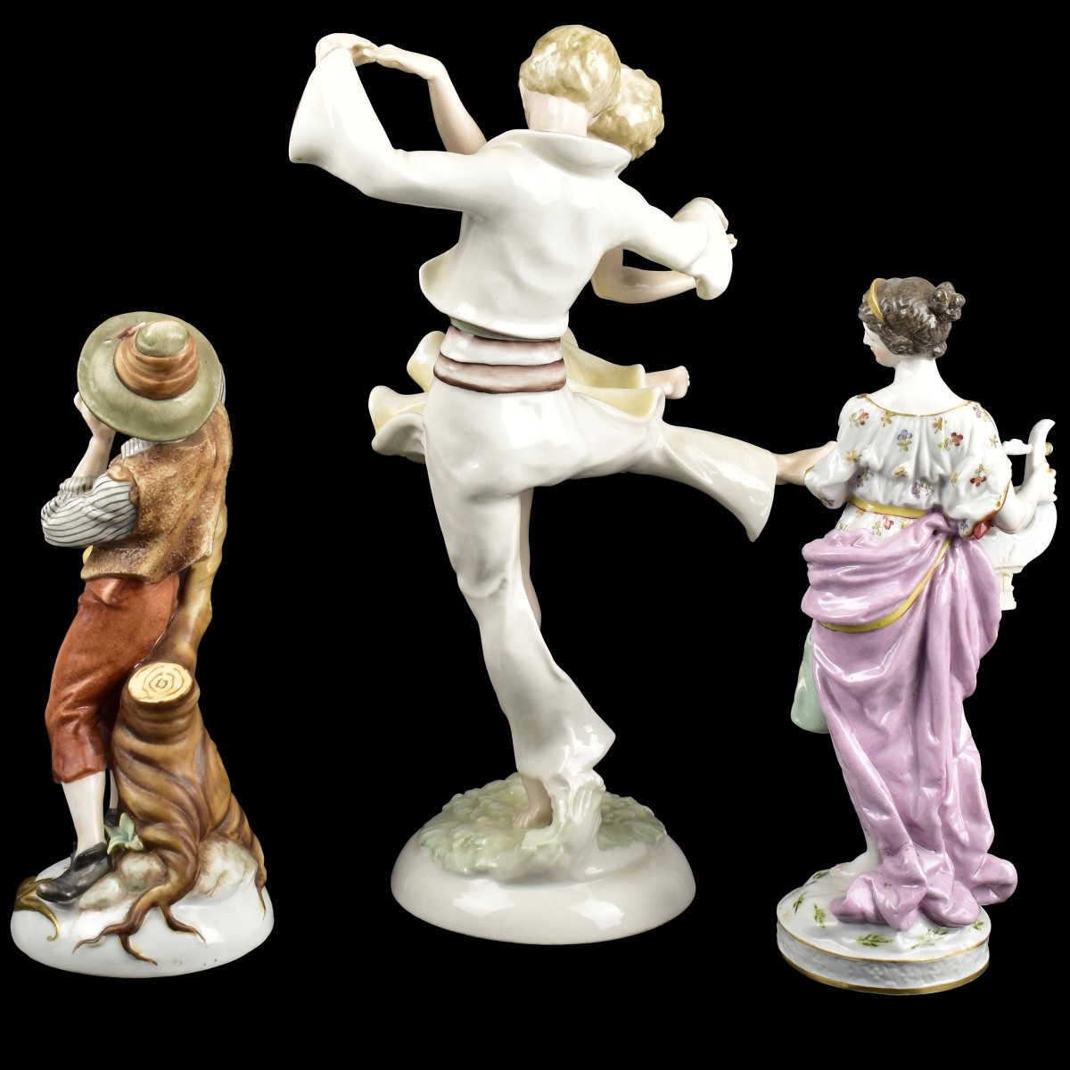 Collection of German Porcelain Sculptures