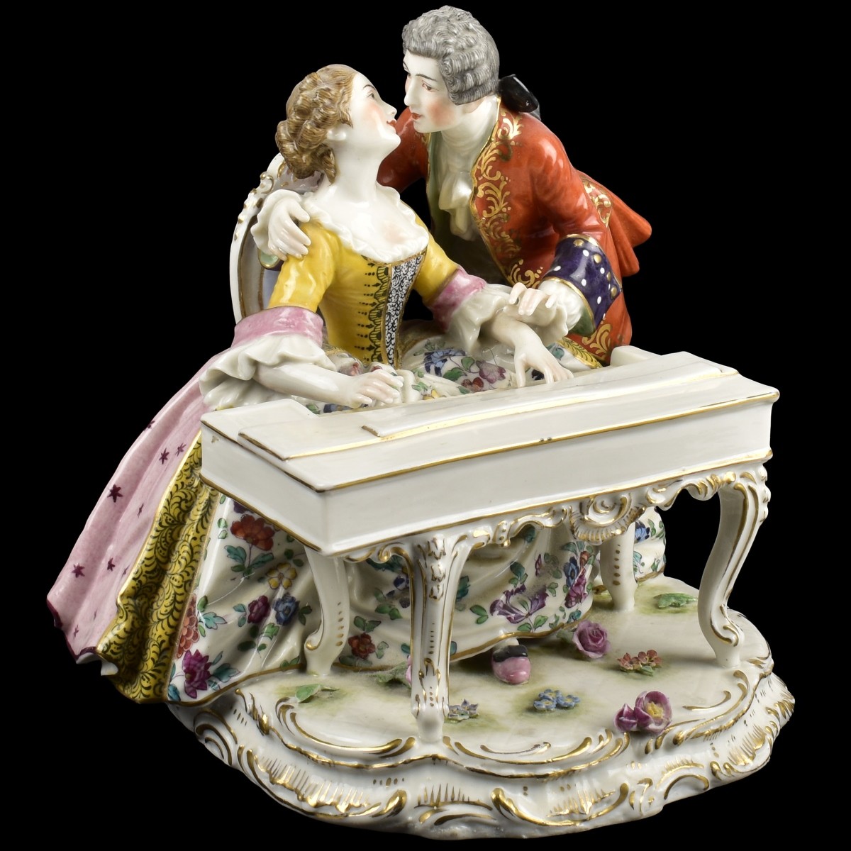 Antique German Dresden Porcelain Group