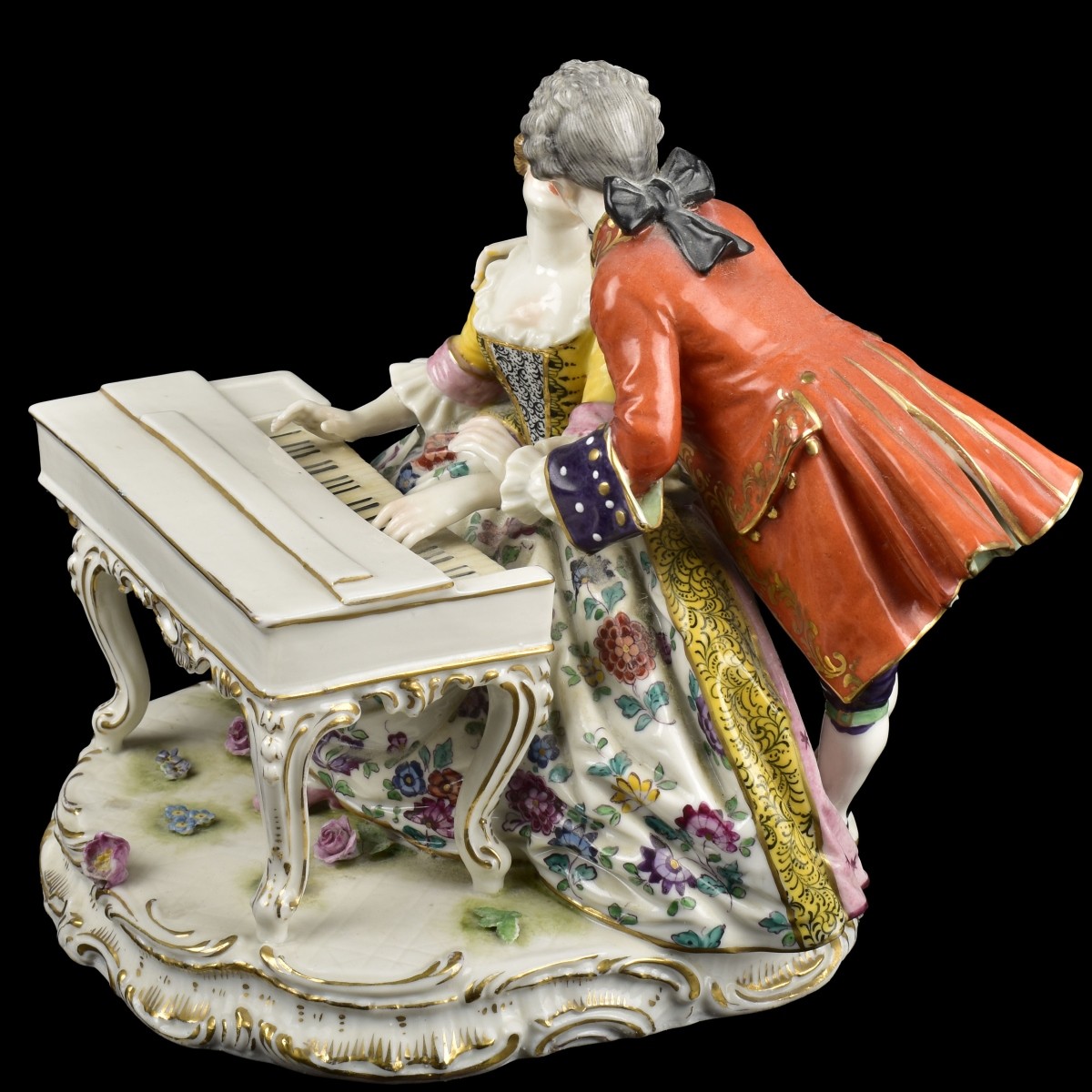 Antique German Dresden Porcelain Group