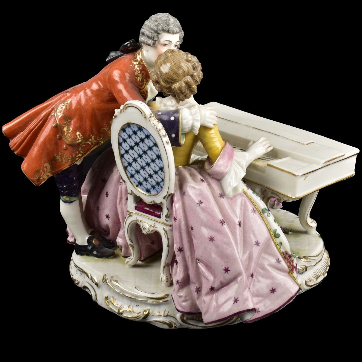 Antique German Dresden Porcelain Group