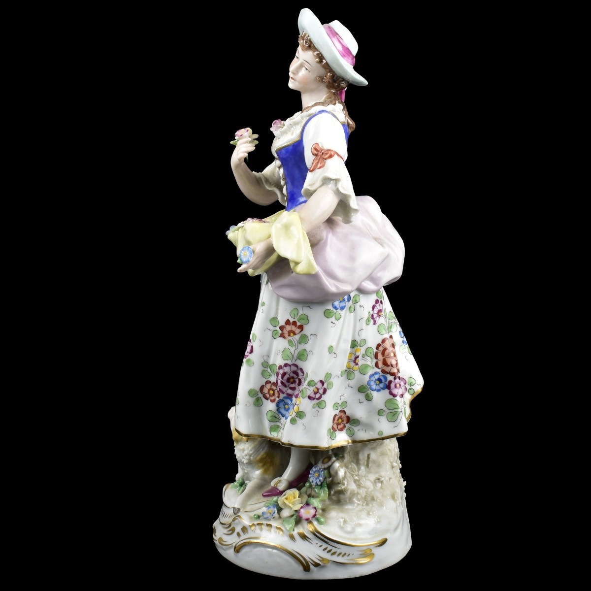 Antique Sitzendolf German Porcelain Sculpture